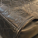 Gucci GG Leather Monogram Business Handbag