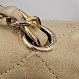 Chanel Quilted Lambskin 24K Gold Single Flap Shoulder Bag