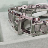 Fendi Silver Tone Classico Emblem FF Monogram 7600L Women Watch