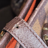 Louis Vuitton Damier Ebene Monogram Bucket Handbag