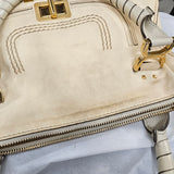 Chloé Smooth Leather Marcie Turnlock Handbag