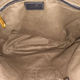 Chloé Black Leather Marcie Saddle Large Hobo Shoulder Bag