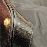 Prada Tessuto Saffiano Lux Leather Triangle Hobo Shoulder Bag