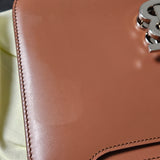 Burberry Brown Leather SM TB Box Crossbody Bag