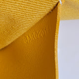 Goyard Yellow Goyardine Senat MM Clutch