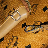 MCM Monogram Visetos  Studded 2 in 1 Bag Backpack
