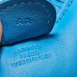 Hermès Blue Leather Rodeo Pendant