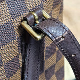Louis Vuitton Damier Ebene Monogram Bucket PM Handbag