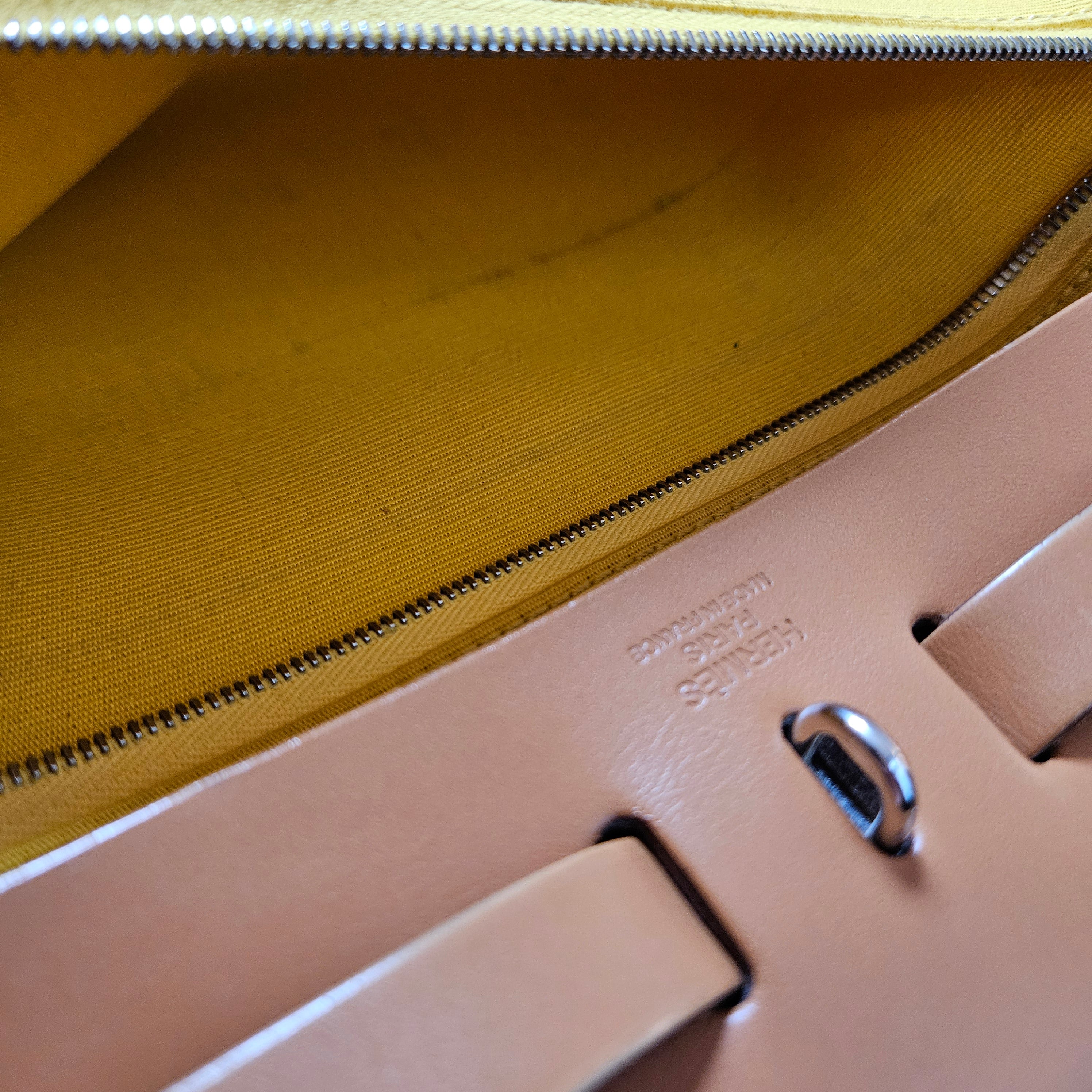 Hermès Classic Cotton Herbag Zip 31 Handbag - vintageandkickz