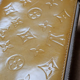 Louis Vuitton Yellow Vernis Monogram Lexington Handbag