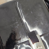 Salvatore Ferragamo Patent Leather Vara Bow Shoulder Bag