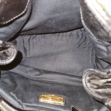 Miu Miu Vitello Shine Leather Bow Bauletto Handbag