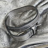 Louis Vuitton Silver Leather Monogram Mahina Crossbody Bag