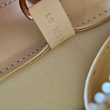 Louis Vuitton Vanille Epi Leather Croisette GM Handbag
