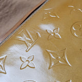 Louis Vuitton Yellow Vernis Monogram Lexington Handbag