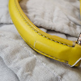 Fendi Yellow Pony Hair Peekaboo Handbag