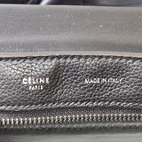 Celine Grained Suede Leather Trapeze Handbag