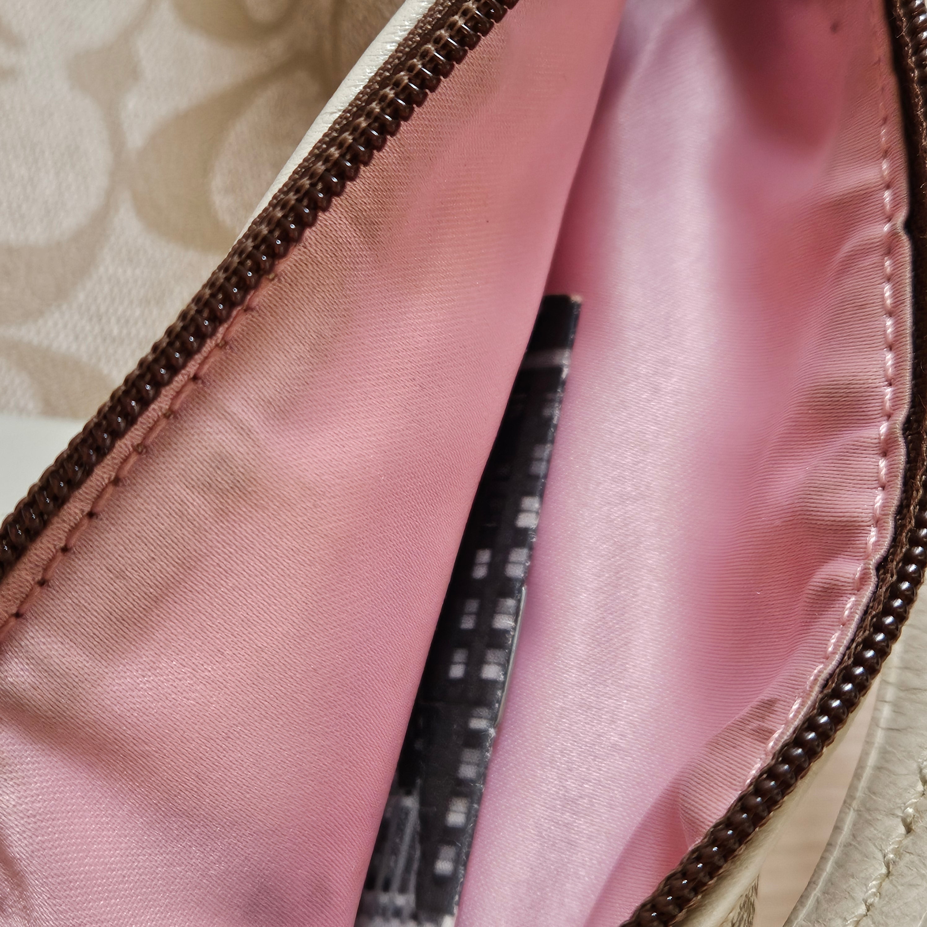 Coach Canvas Monogram Stripe Handbag - vintageandkickz