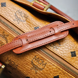 MCM Monogram Visetos Boston Handbag