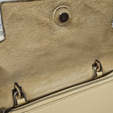 Celine Beige Grained Calfskin Belt Handbag