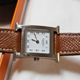 Hermès Silver Tone Heure Ha Women Watch