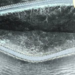 Celine Black Leather Triomphe Shoulder Bag - vintageandkickz