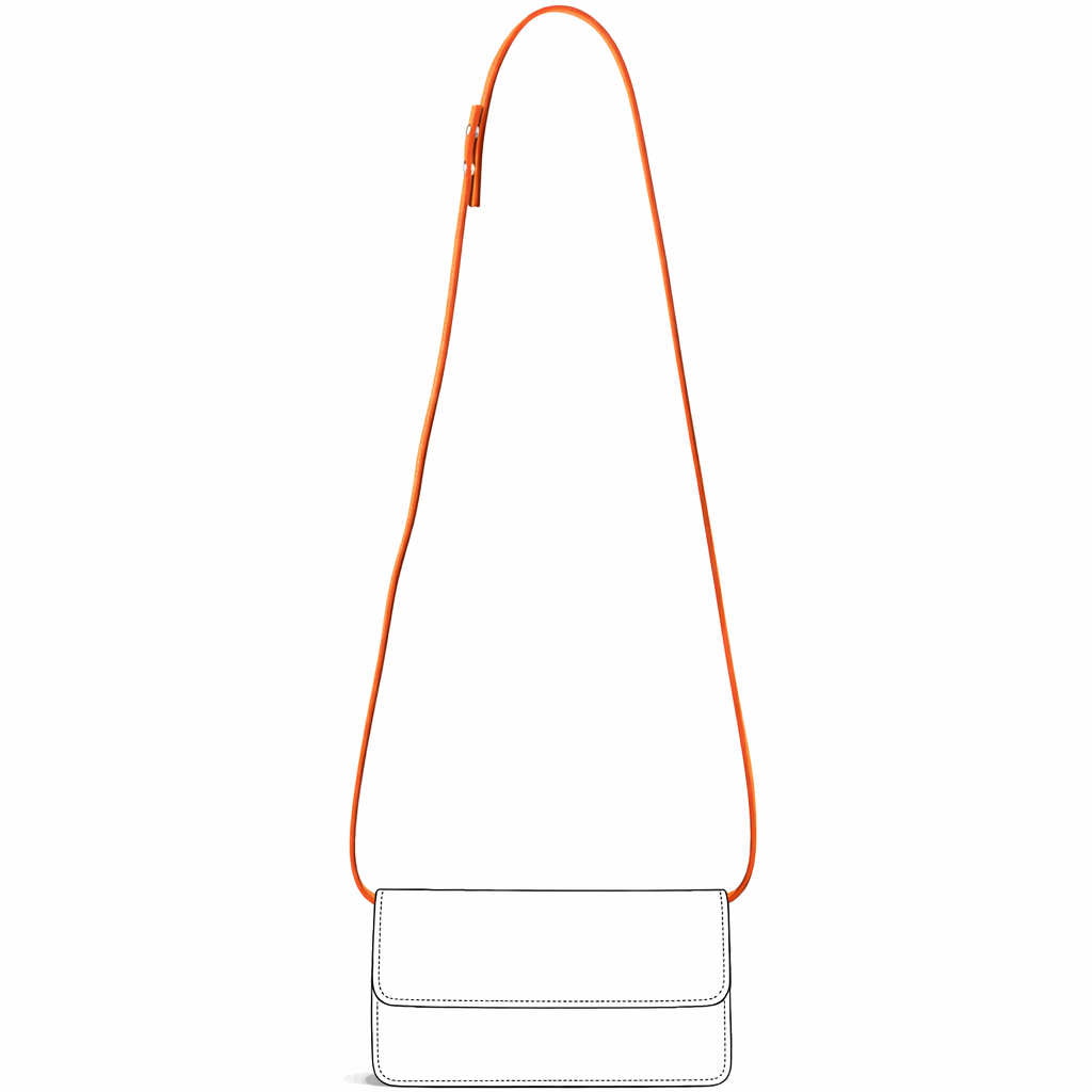 Vachetta Schulterriemen (Schmal / One Size) - Twin, Florentine - vintageandkickz