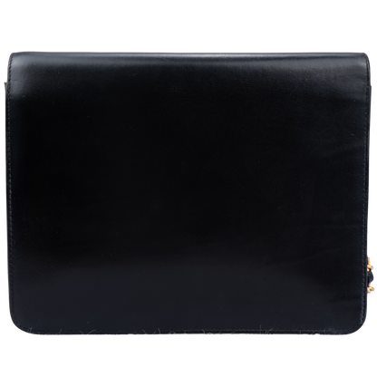 Chanel Calf Leather 24K Gold Single Flap Bag