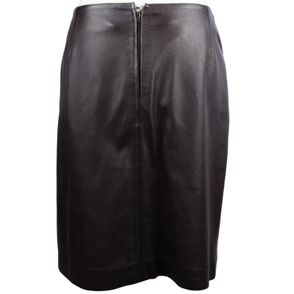 Chanel Deerskin Leather Skirt