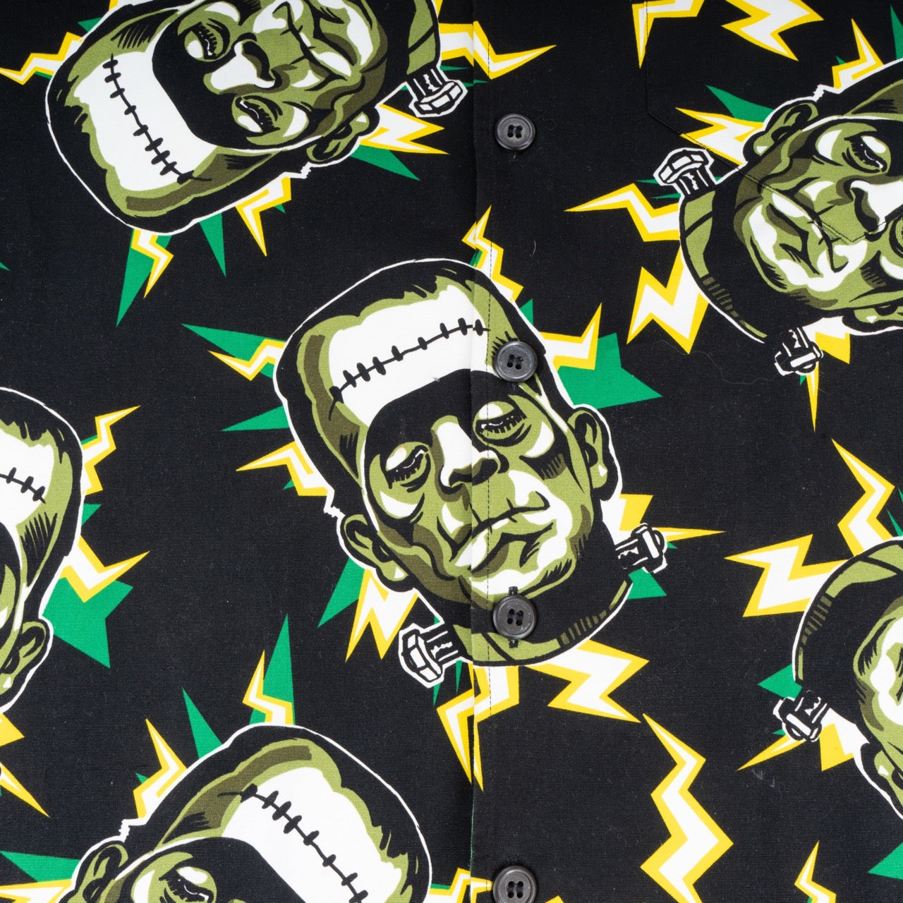 Prada 2018 Frankenstein Lightning Bowling Shirt (L)