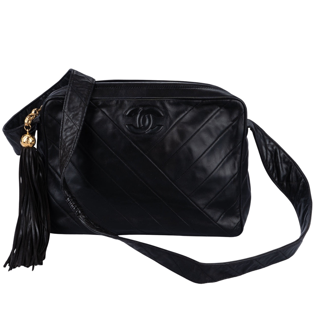 Chanel Quilted Lambskin Crossbody Bag