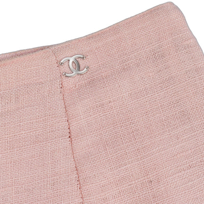 Chanel Rose Silk Pants (40)
